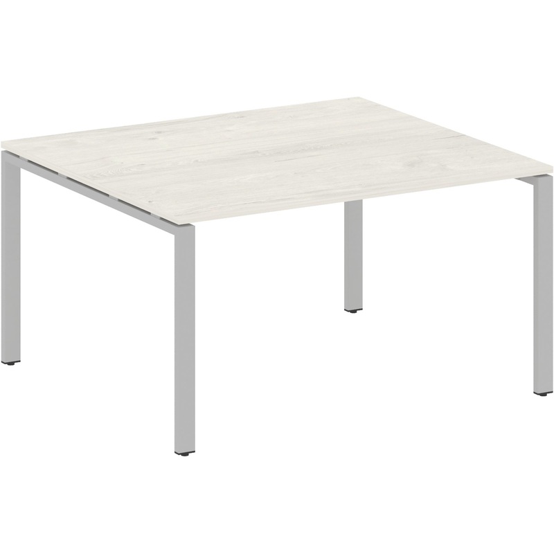 Изображение товара Стол для переговоров Metal System Style БП.ПРГ-1.3 дуб наварра/серый 1400x1235x750 мм