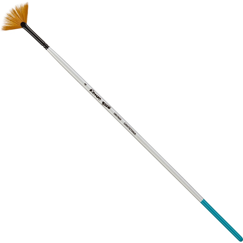 Изображение товара Кисть художественная Комус Арт веерная синтетика №4