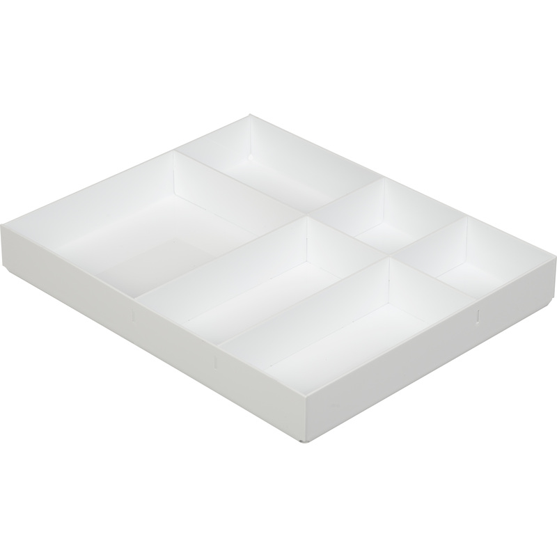 Изображение товара Лоток горизонтальный для бумаг Attache 6 отделений пластиковый белый