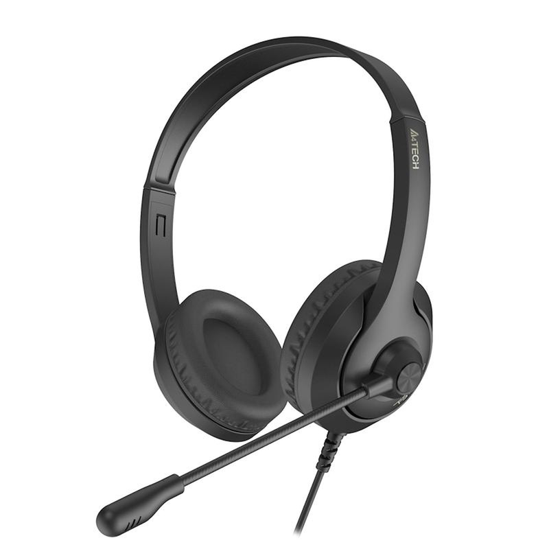 Изображение товара Уценка. Гарнитура проводная A4Tech Fstyler FH100I Stone Black. уц_тех