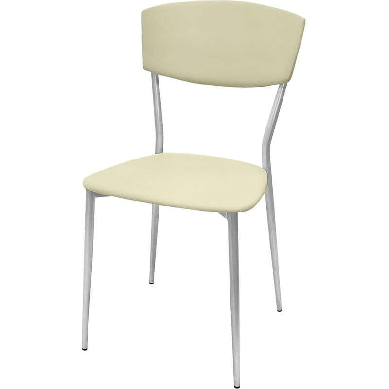 Изображение товара Стул обеденный РС01.00.23 слоновая кость (искусственная кожа, металл)