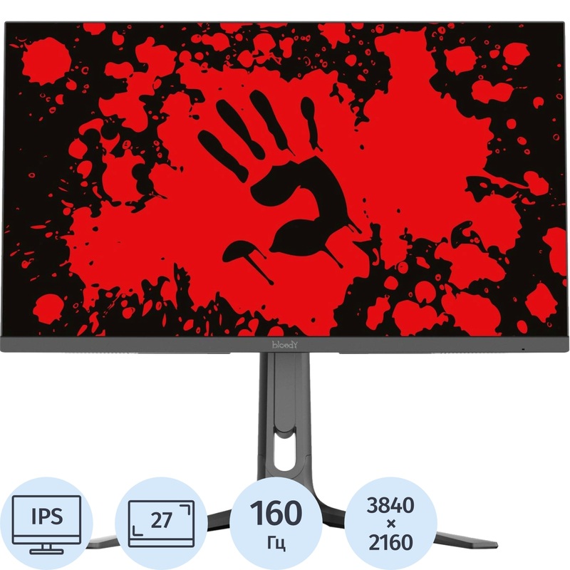 Изображение товара Монитор 27" Bloody MN272U 4K IPS HDR 160 Гц для геймеров и профессионалов
