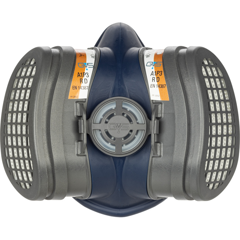 Изображение товара Полумаска GVS Elipse M/L с сменными фильтрами A1P3 для защиты от газов и частиц