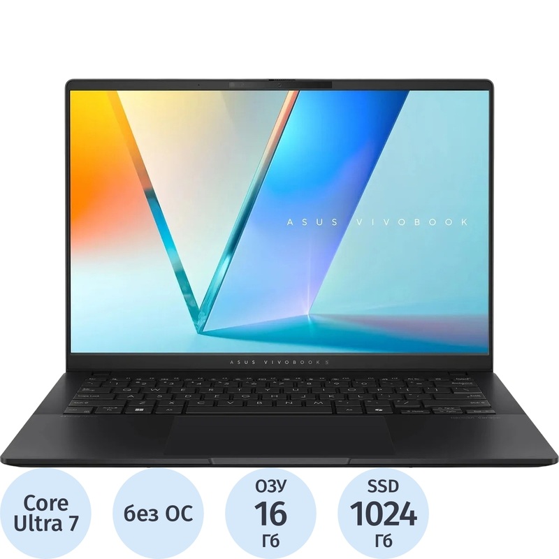 Изображение товара Ноутбук Asus VivoBook S 14 S5406SA-QD202 14 OLED Intel Core Ultra 7 8 ядер 16 ГБ SSD