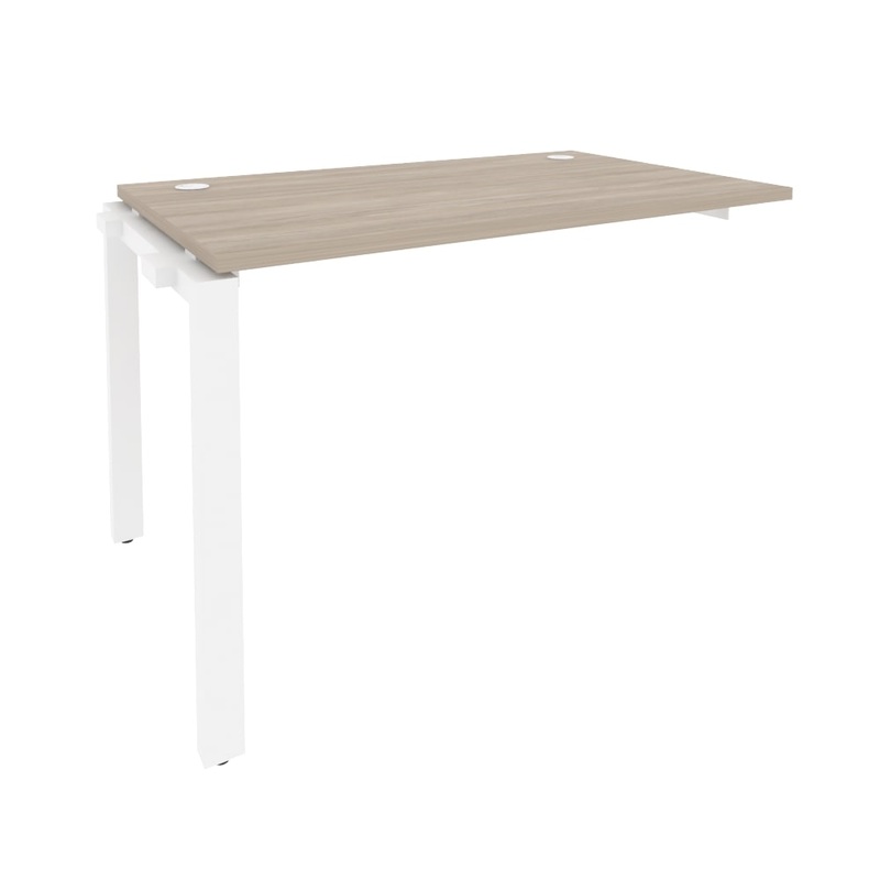 Изображение товара Элемент рабочей станции Onix-П O.MP-1.NRS-2.7 дуб аттик белый 1180х720х750 мм