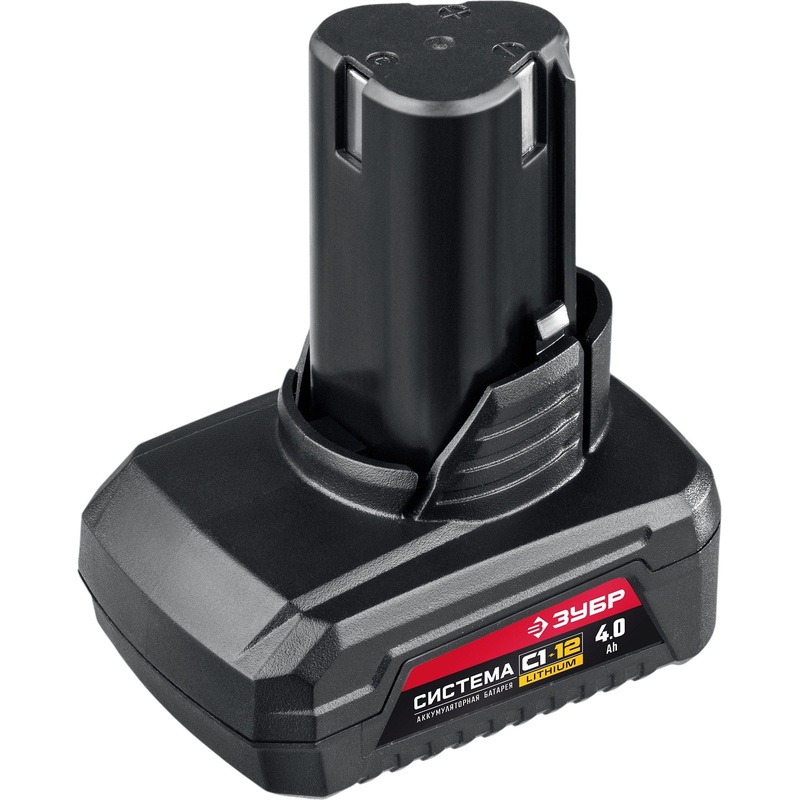 Изображение товара Аккумулятор Зубр С1-12 12 В 4 Ач Li-ion для шуруповёртов
