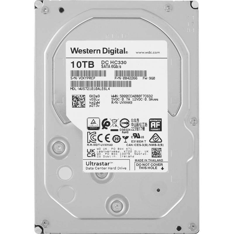 Изображение товара Жёсткий диск Western Digital 10 ТБ SATA 7200 об/мин 3.5 дюйма Buffer 256 Мб
