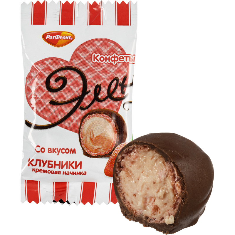 Изображение товара Конфеты Рот Фронт Элен с клубникой 2 кг