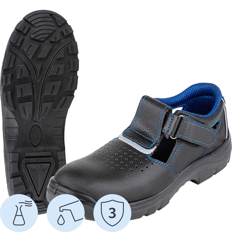 Изображение товара Полуботинки-сандалии Prosafe 21-0 ПУ из композитной кожи черные