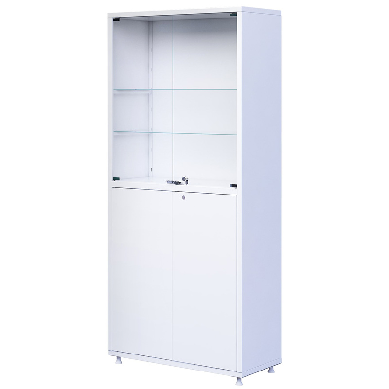 Изображение товара Медицинский шкаф ШМ-02 МСК-647.02/06 белый 700х320х1655 мм