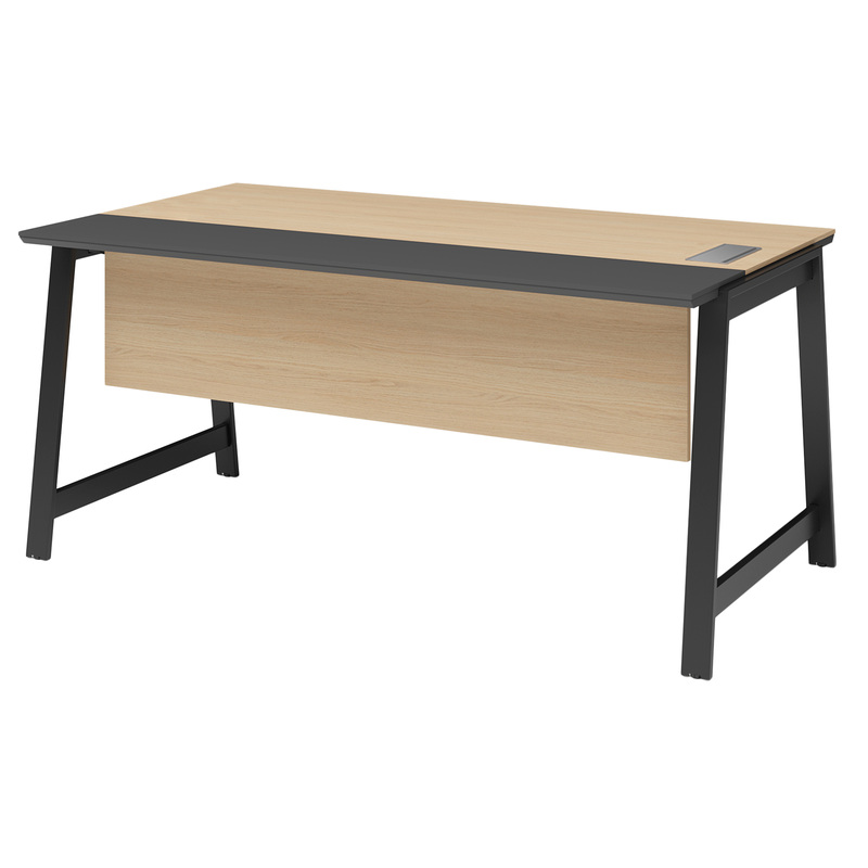 Изображение товара Стол руководителя письменный Avizo Easy to lead 145S011 левый дуб парма серый