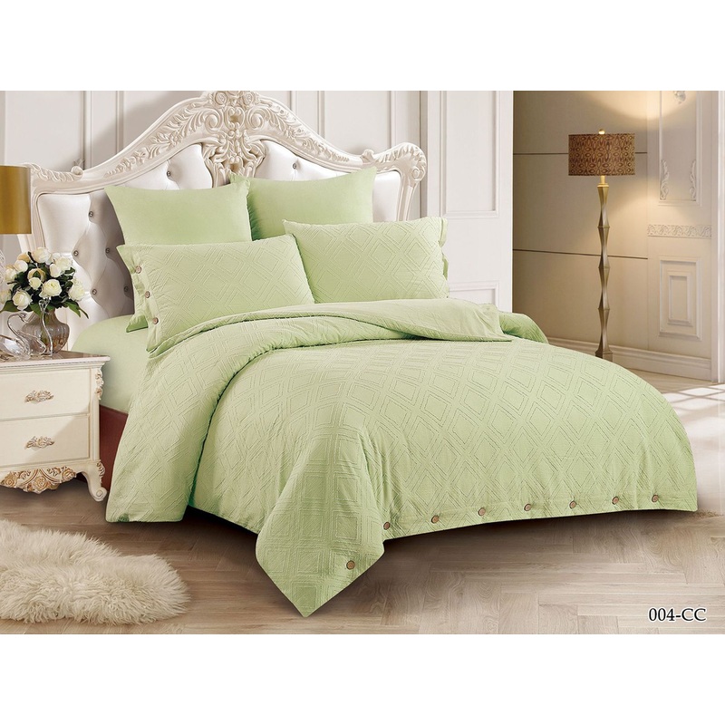 Изображение товара Постельное белье Cleo Candy Cotton 31/004-CC евро жаккард 4 наволочки