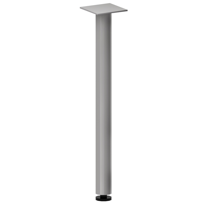 Изображение товара Металлическая опора Арго хром 60х60х740 мм для офисных столов