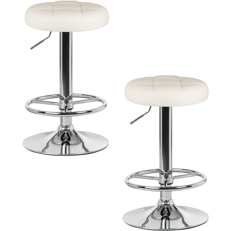 Изображение товара Барный стул LM-5008-N кремовый с хромированным основанием 2 шт