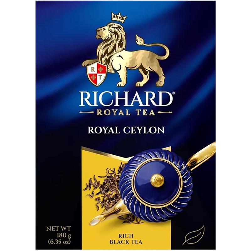 Изображение товара Чай листовой черный Richard Royal Ceylon 180 г классический цейлонский чай