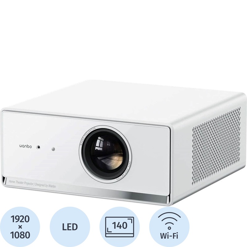 Изображение товара Проектор Wanbo X5 Air для домашнего кинотеатра, Full HD, Android TV, Bluetooth Wi-Fi
