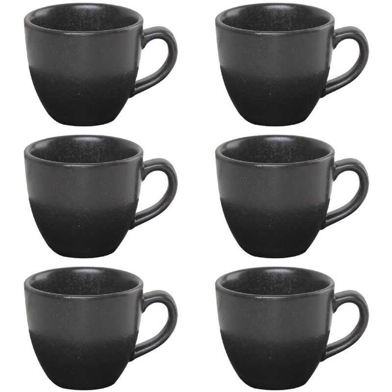 Изображение товара Чашка кофейная Porland Seasons черная 90 мл 6 штук