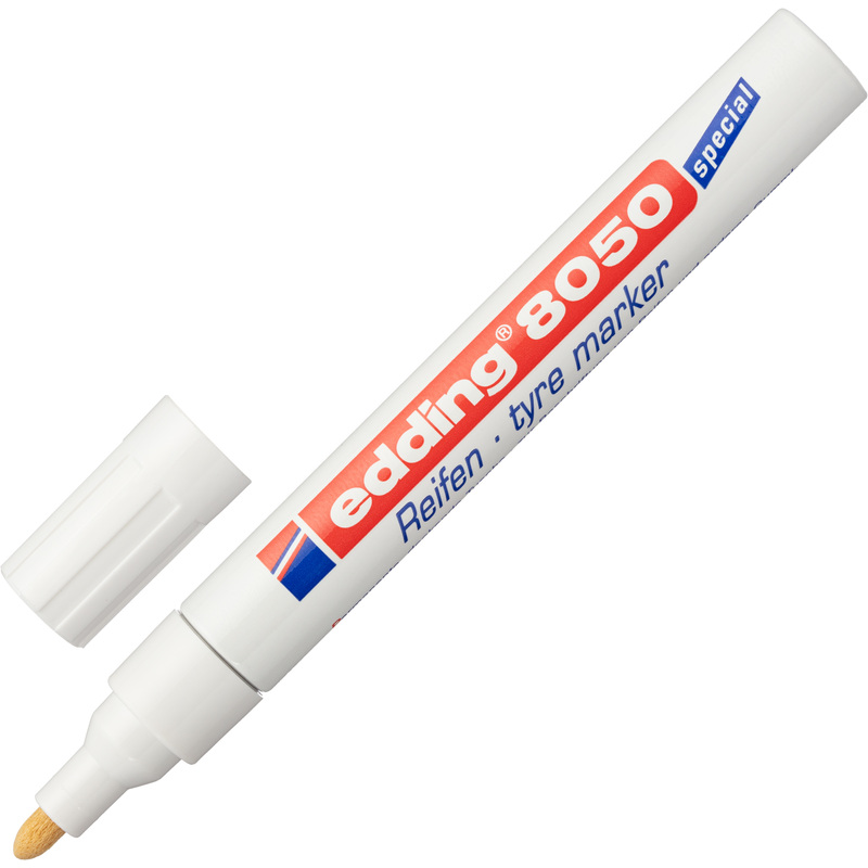 Изображение товара Маркер промышленный Edding E-8050/49 для шин белый 2-4 мм