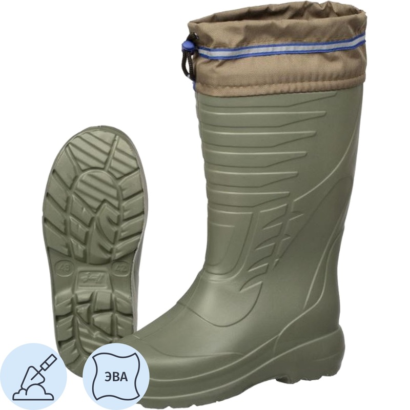 Изображение товара Мужские сапоги Janett Тритон ЭВА оливковые размер 41-42