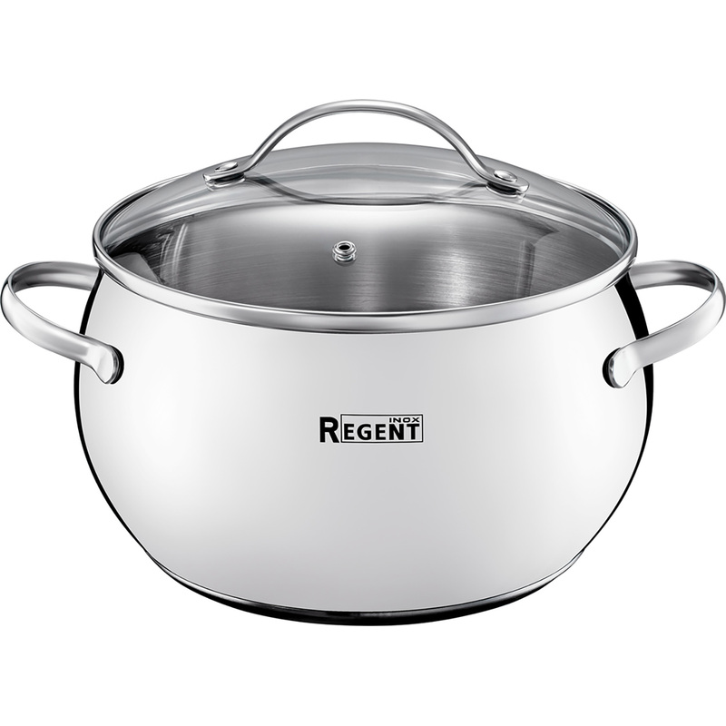 Изображение товара Кастрюля Regent inox Linea Apple 5.5 л нержавеющая сталь с крышкой