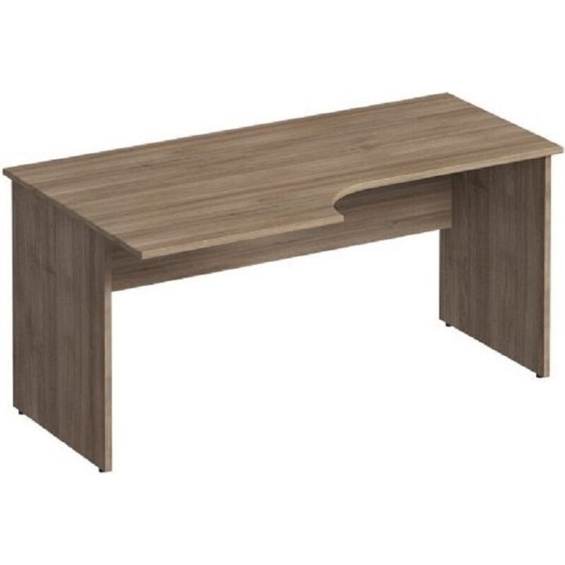 Изображение товара Стол эргономичный Комфорт К.133 ШТ левый (дуб шамони тёмный, 1600х900х750 мм)