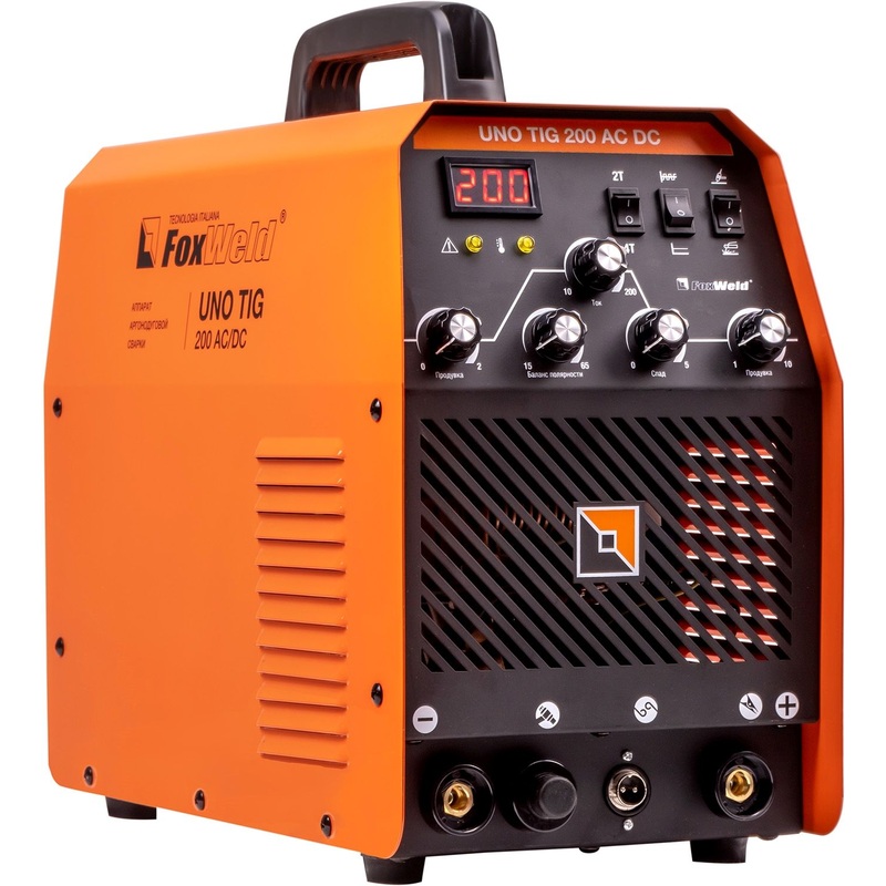 Изображение товара Сварочный инвертор Foxweld UNO TIG 200 AC/DC профессиональный сварочный аппарат
