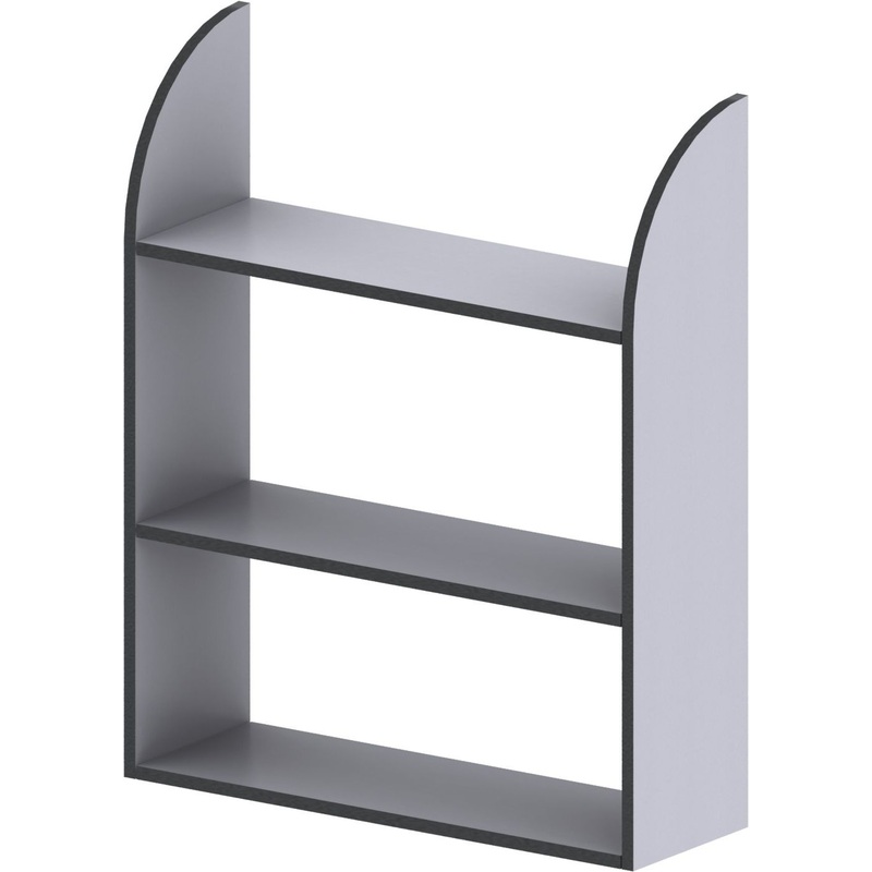 Изображение товара Настольная полка Агат АСС-46 серого цвета для офиса и дома 980х260х800 мм