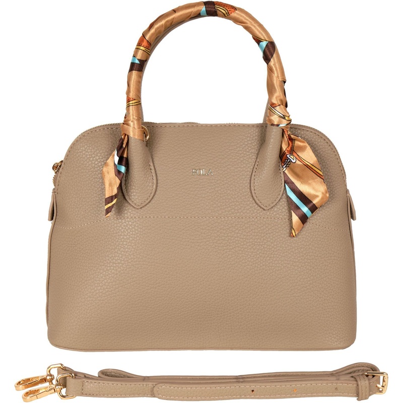 Изображение товара Женская повседневная сумка Pola из искусственной кожи с платком и ремешком