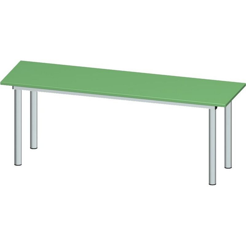 Изображение товара Скамья для одевания МЦ-960 на металлокаркасе серый/зеленый