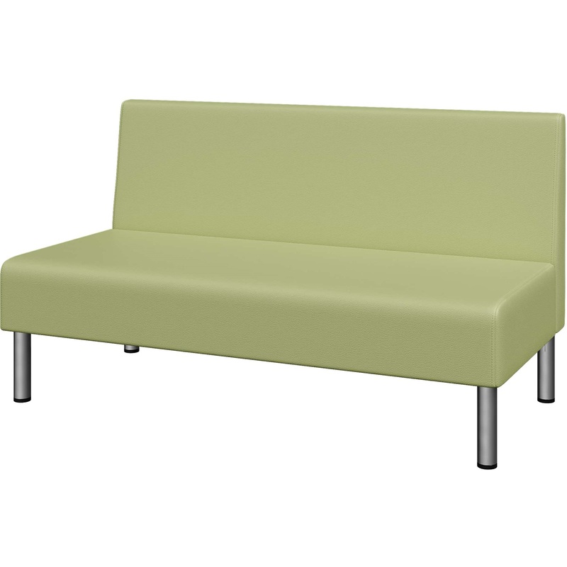 Изображение товара Диван двухместный Юнит-Док U2H светло-зеленый (искусственная кожа)