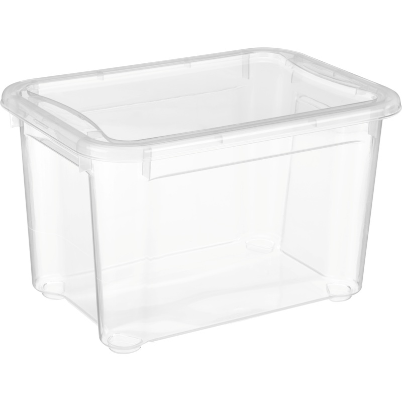 Изображение товара Пластиковый универсальный ящик Кристалл 273х190х170 мм бесцветный