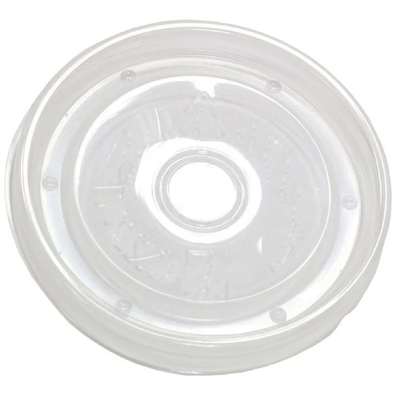 Изображение товара Уценка. Крышка для стакана 90 мм прозрачная 25 штук в упаковке