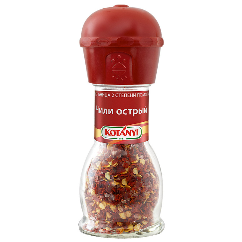 Изображение товара Приправа Kotanyi Чили острый в мельнице 35 г