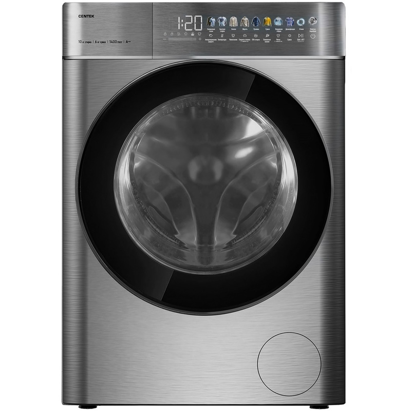 Изображение товара Стиральная машина Centek CT-1965 с функцией сушки и цифровым дисплеем