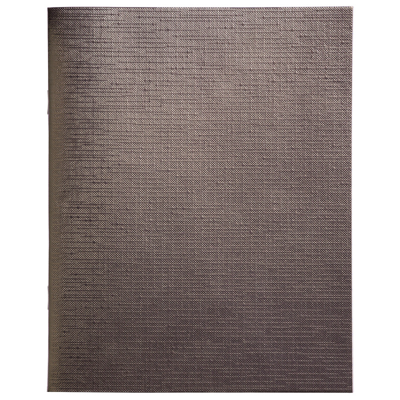 Изображение товара Бизнес-тетрадь Hatber Metallic А5 96 листов коричневая в клетку на скрепках