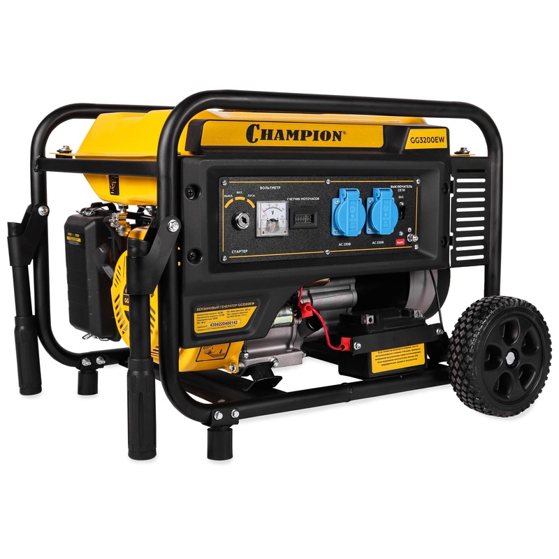 Изображение товара Генератор бензиновый Champion GG3200EW