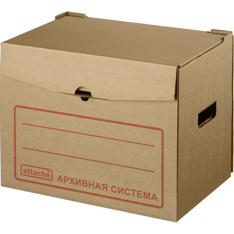 Изображение товара Короб архивный Т21/24 из микрогофрокартона для хранения документов 400x335x265 мм