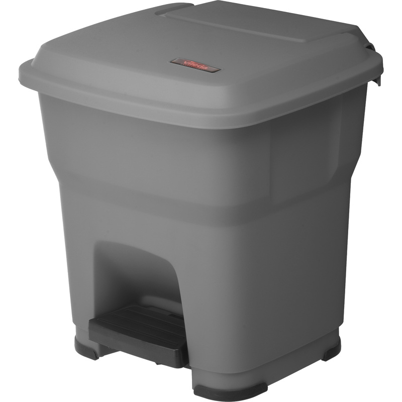 Изображение товара Контейнер для мусора Vileda Professional Гера 35 л с педалью и крышкой черный