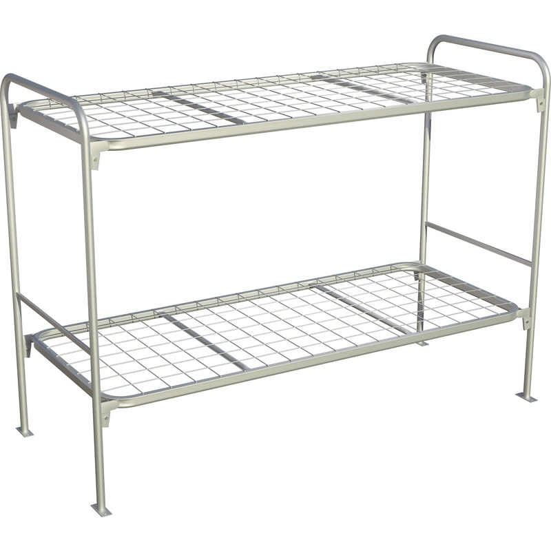 Изображение товара Кровать двухъярусная Сезонная (серый, 800х2000x1460 мм)