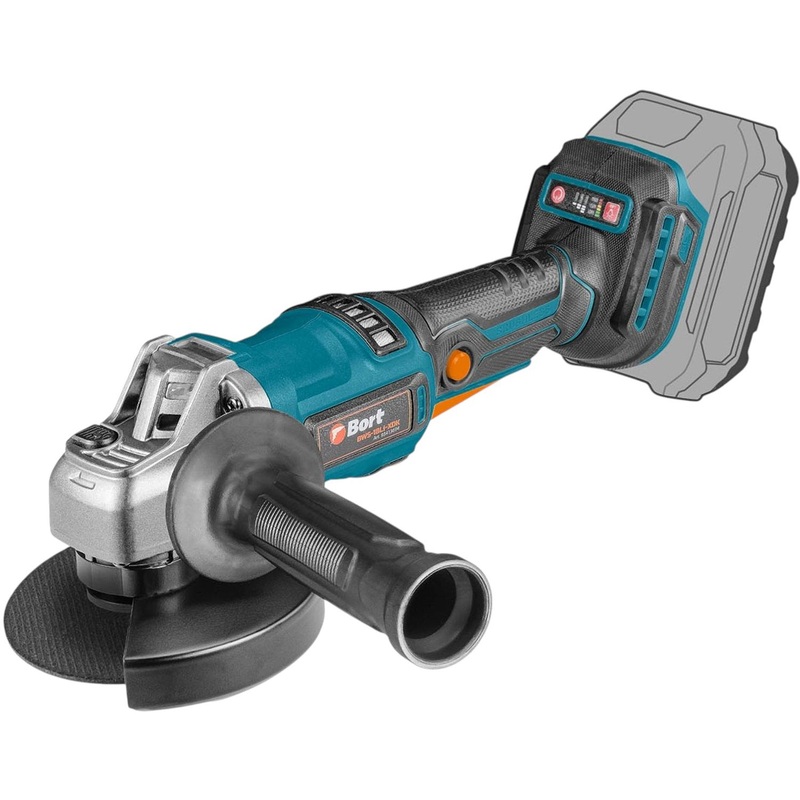 Изображение товара Аккумуляторная угловая шлифмашина Bort BWS-18Li-XDK без АКБ и ЗУ