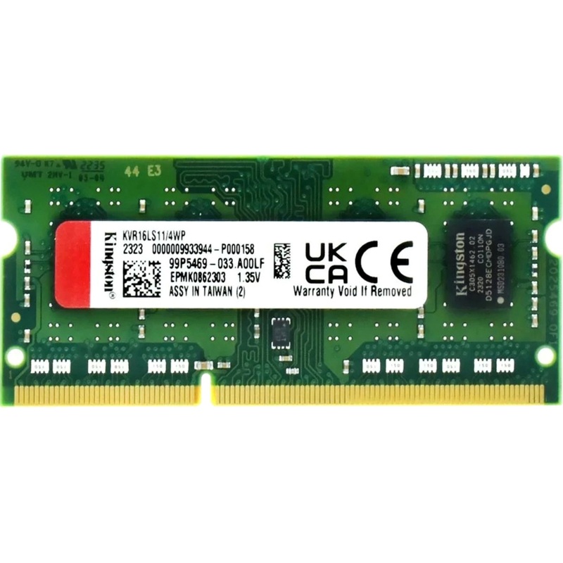 Изображение товара Модуль памяти Kingston DDR3L 4 ГБ SO-DIMM 1600 МГц для ноутбука