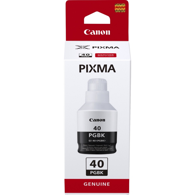 Изображение товара Оригинальные чернила Canon GI-40BK для PIXMA G серий черный 3385C001