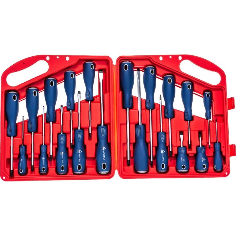 Изображение товара Набор отвёрток Мастак 04-20C на 20 предметов с кейсом