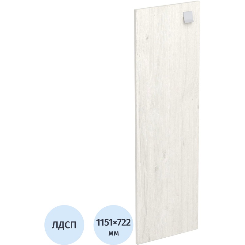 Изображение товара Двери средние Metal System Style 242386-Н-ЛД2Л/Пр ЛДСП дуб наварра