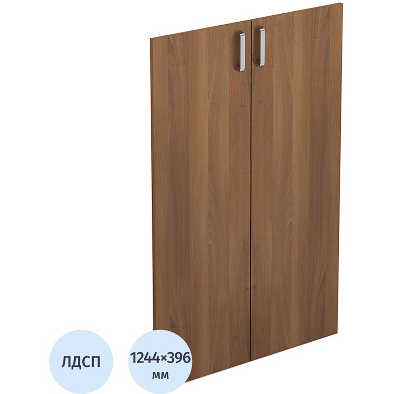 Изображение товара Двери средние из ЛДСП шамони тёмный Avance 6ФК.002, комплект из 2 шт