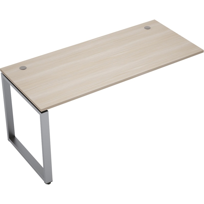 Изображение товара Стол приставной Avance 6МБК-О 1600х700х750 мм шамони светлый алюминий матовый