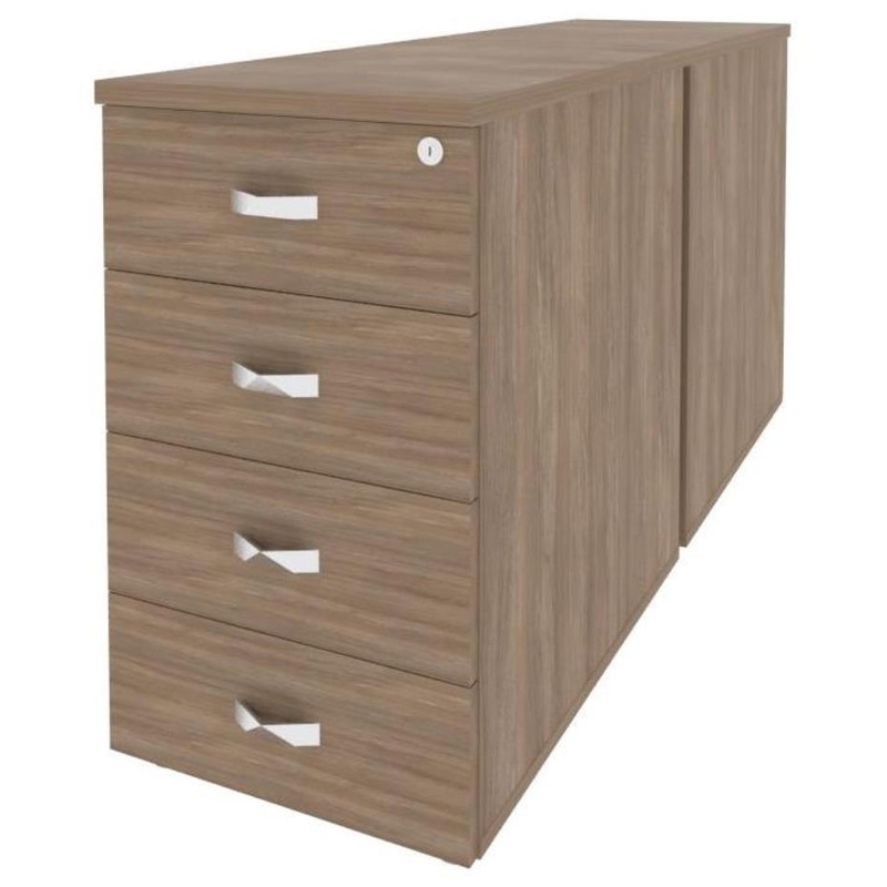 Изображение товара Тумба приставная двойная Onix O.TPO-2.7 с центральным замком