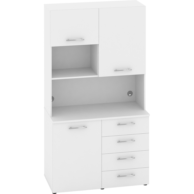 Изображение товара Мини-кухня Вариант № 4 MN-004 (белый брилиант)