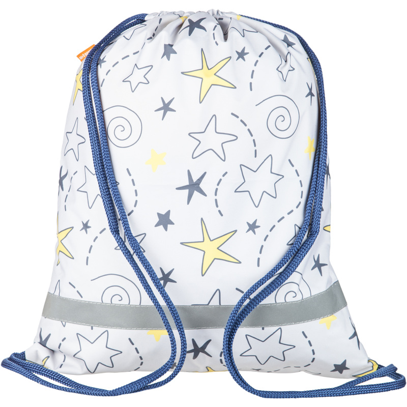 Изображение товара Мешок для сменной обуви Комус Класс 36x47 см серый с отражающими элементами