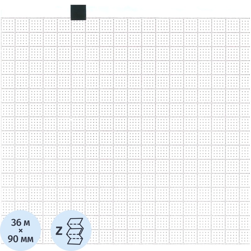 Изображение товара Бумага для ЭКГ 90 мм x 90 мм 400 листов от SCHILLER, соответствие ГОСТ